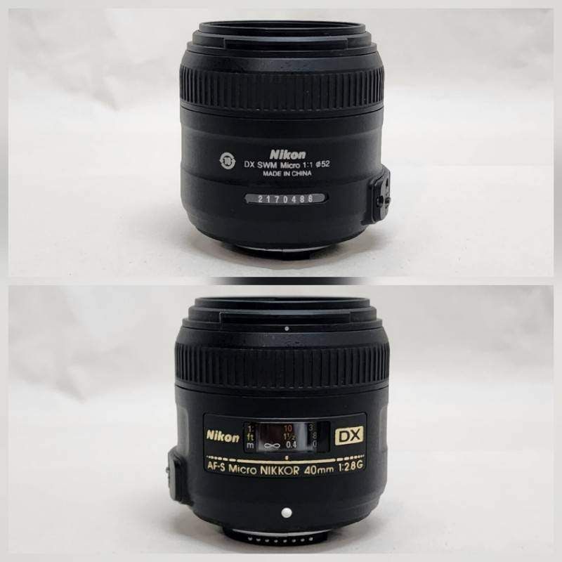 ニコン Nikon 標準マイクロレンズ レンズのみ AF S DX Micro NIKKOR 40 mm f 2 8 G ブラック