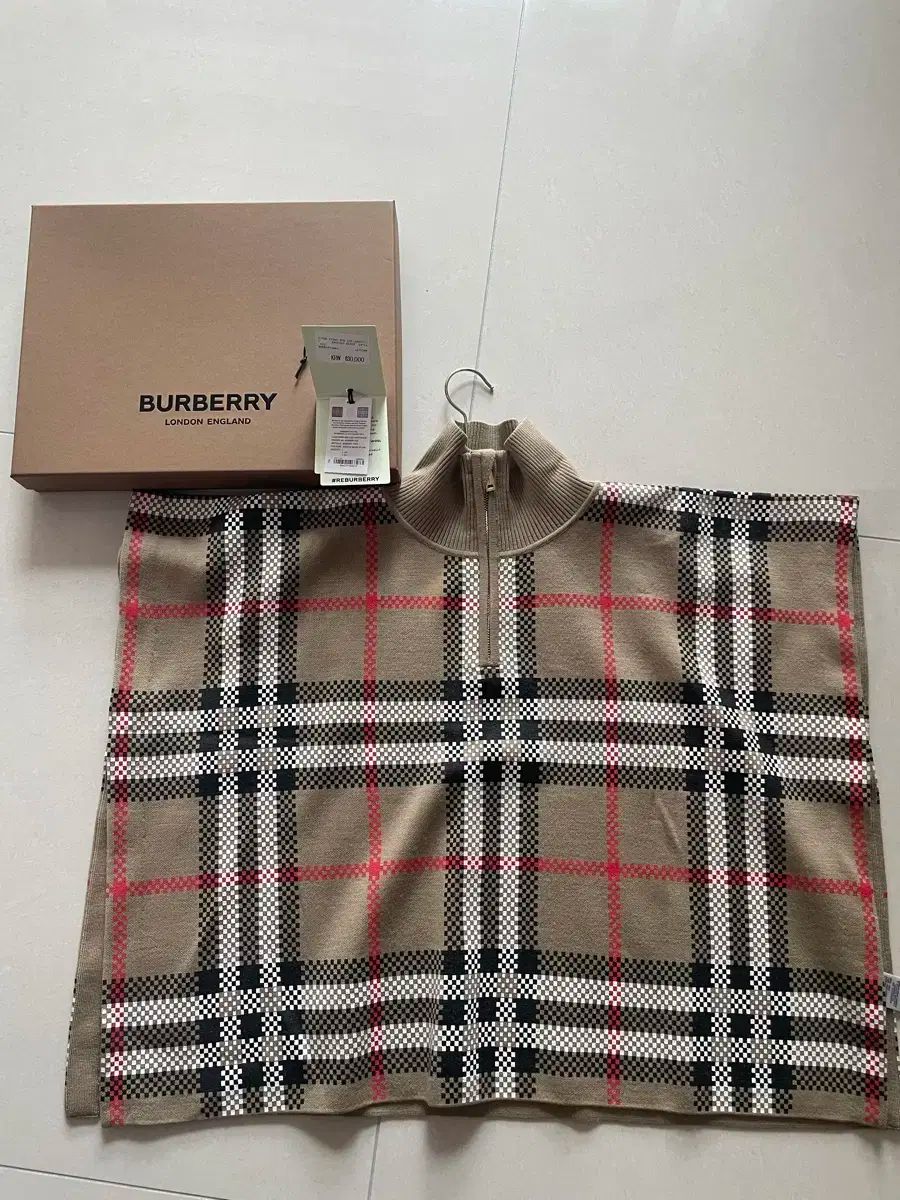 バーバリー ケープ ポンチョ Lサイズ