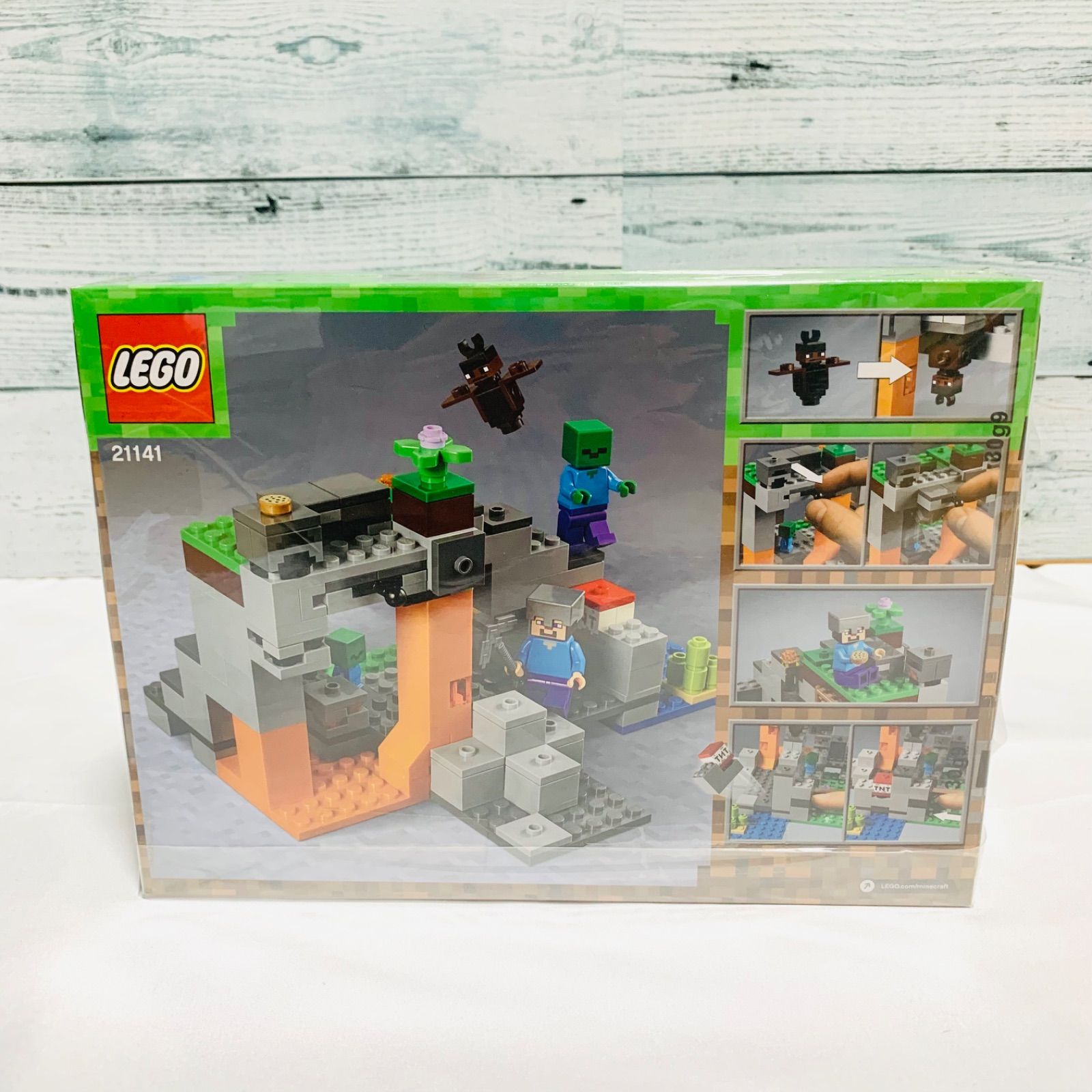 新品未開封》レゴ 21141 ゾンビの洞窟 マインクラフト - メルカリ