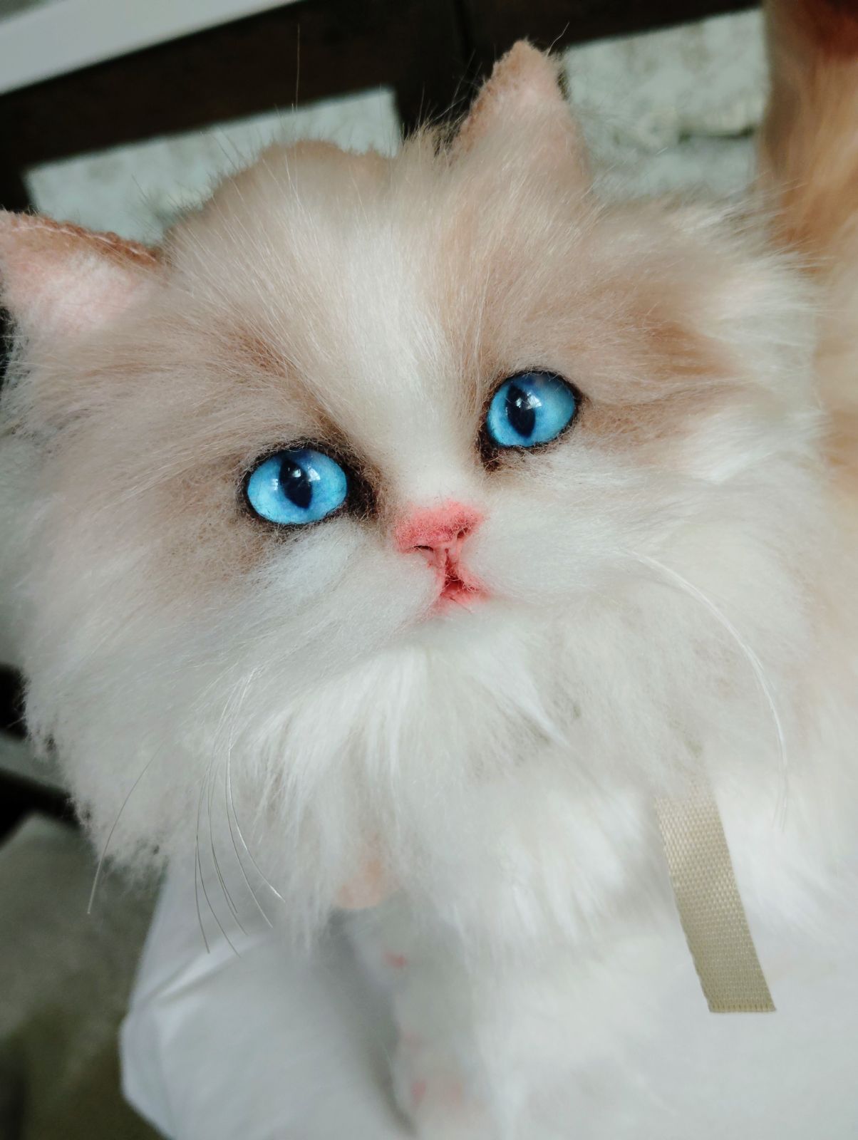 ラグドール 美人猫ちゃん アートドール ぬいぐるみ