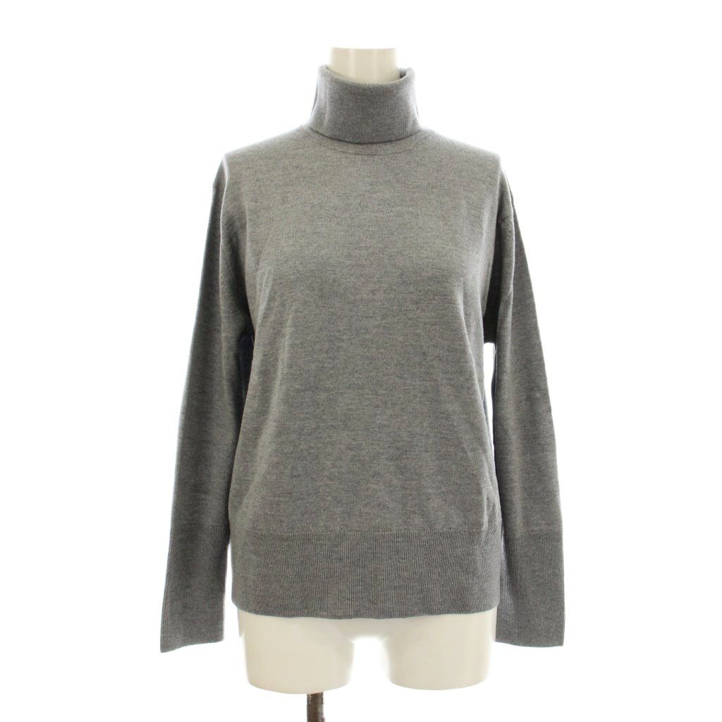 ジョンスメドレー タートルネック セーター グレー　S ウール100% ジョンスメドレー タートルネック セーター グレー S ウール100%