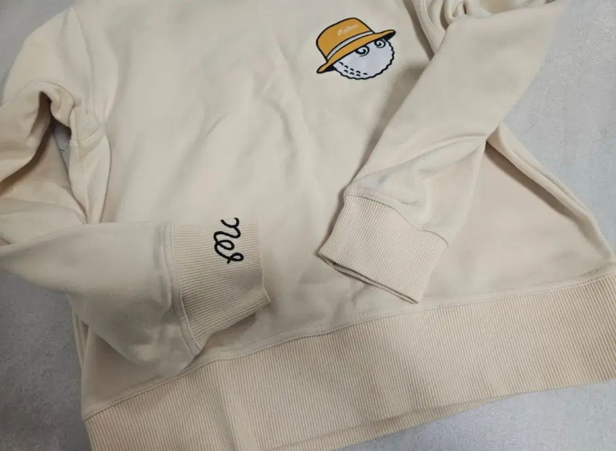 マルボンゴルフ ボール キャラクター スウェット アイボリー