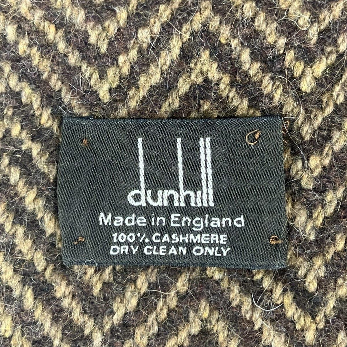 dunhill/ALFREDDUNHILL(ダンヒル) マフラー - ブラウン×ダークブラウン