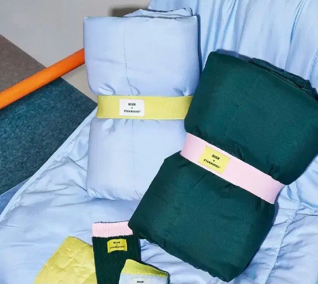 スターバックス MSGM フリークエンシー ブランケット グリーン