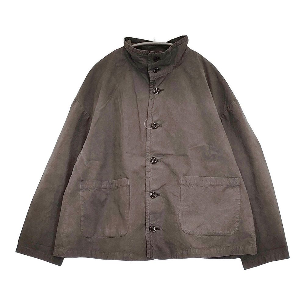YAMAさん専用 nest Robe スーピマコットンスタンドカラージャケット 染め加工 01193