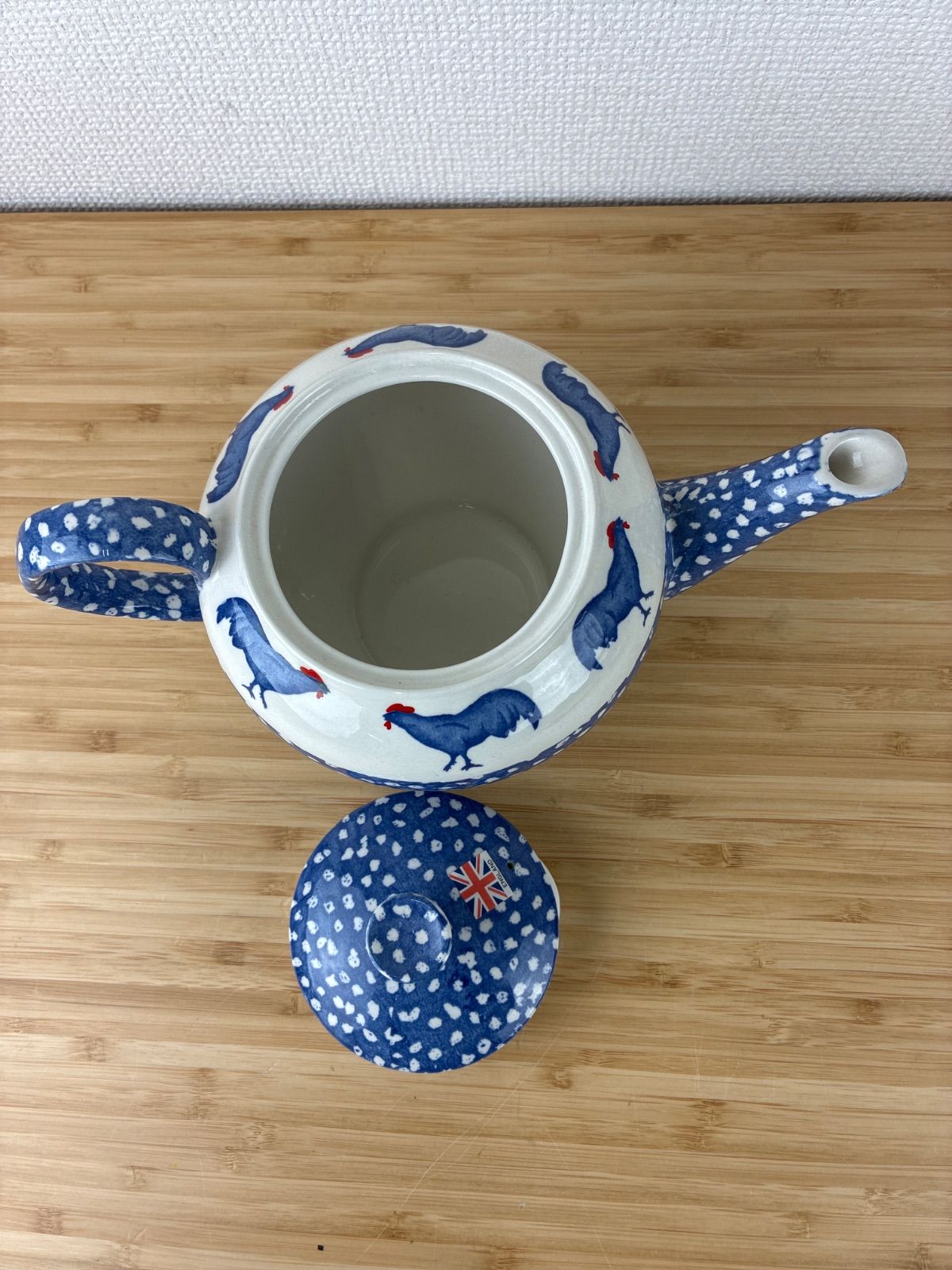 イギリスの陶器メーカー バーレイ Burleigh のチャーンティクラー Chanticleer ティーポット WWW_OPDRERGINERDOGAN_COM