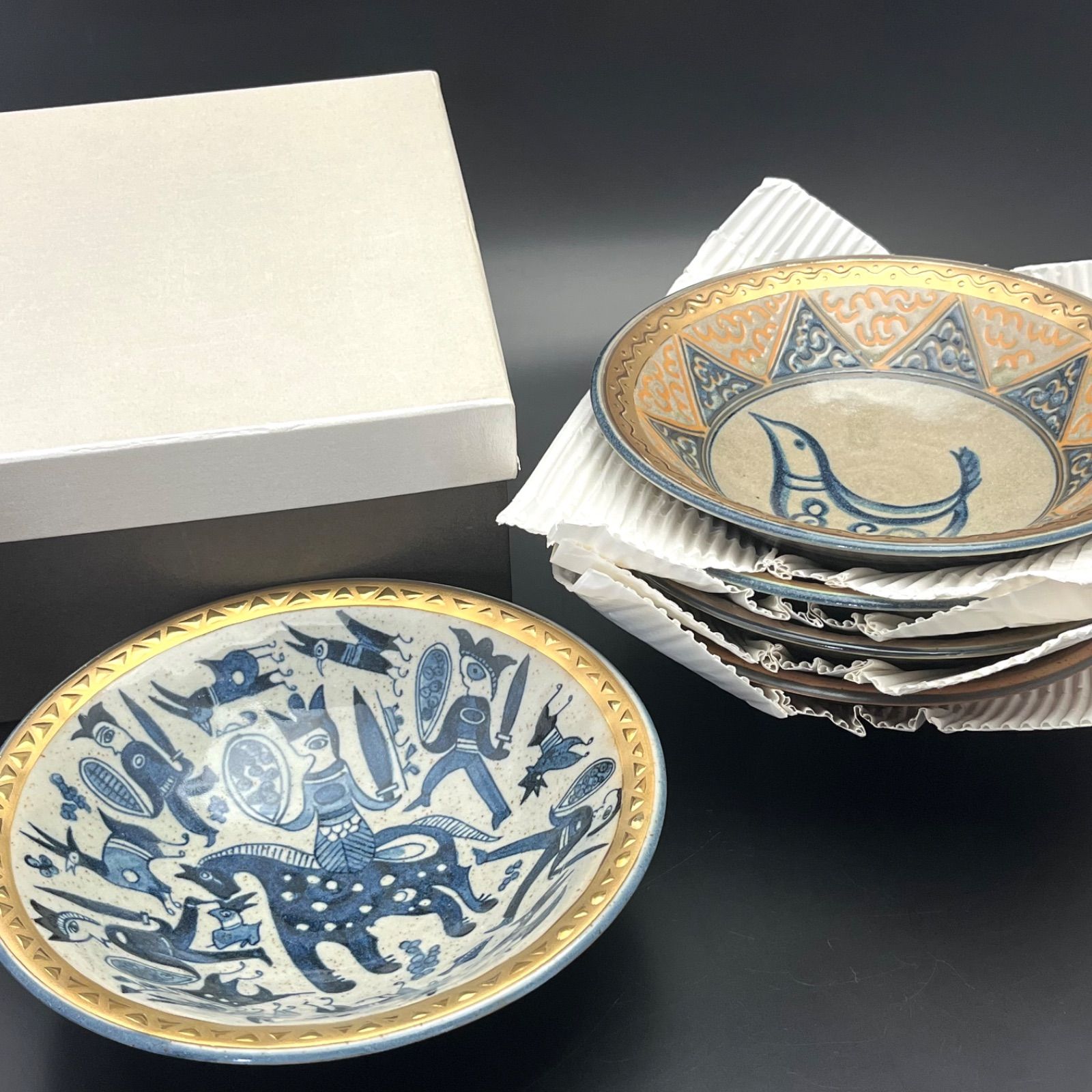 未使用　希少　eclectique kaikai カイカイ　プレート　5枚 ◼︎未使用保管品◼︎【Eclectique kaikai エクレクティックカイカイ