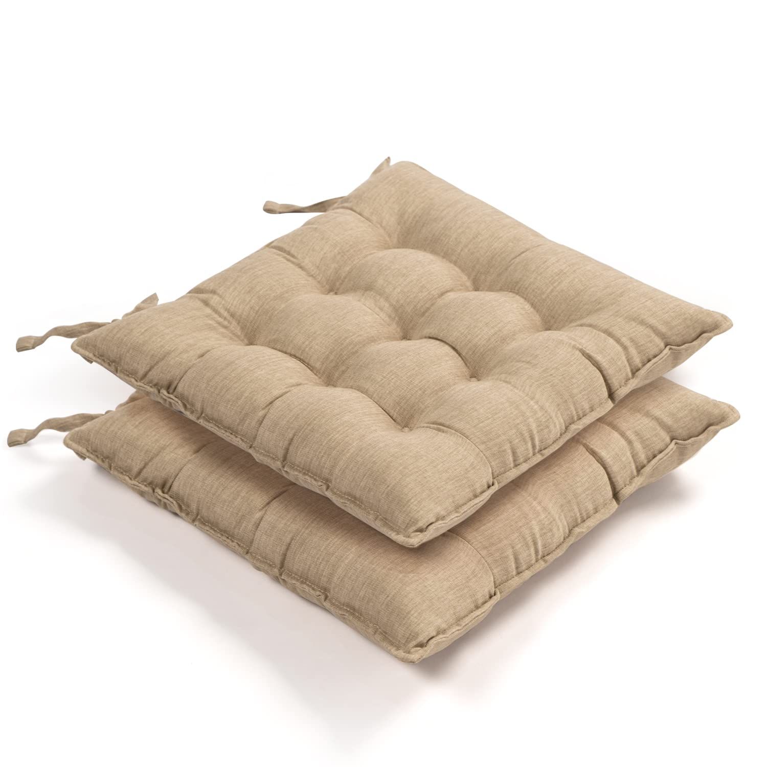 エアウィーヴ 座布団 ベージュ 2枚セット エアウィーヴ 座布団