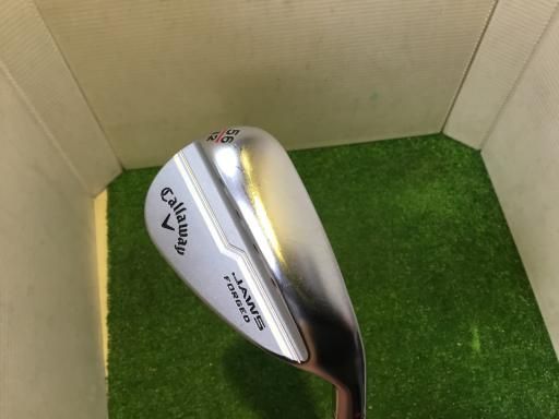 【中古】 キャロウェイ JAWS FORGED クロム 56/12 ウェッジ WG Dynamic Gold (フレックスS) メンズ 男性用 右利き 右用 Cランク ゴルフクラブ