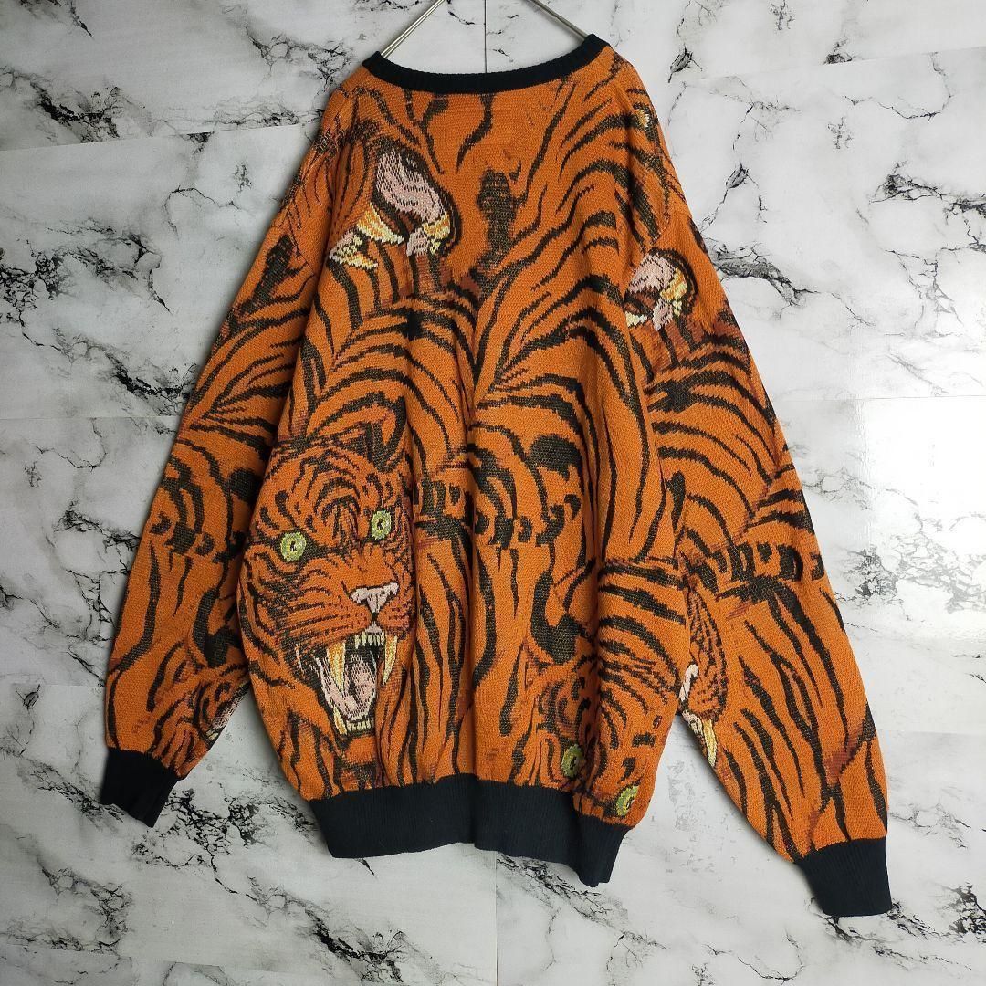 ワコマリア ティムリーハイ 虎 タイガー 総柄 カーディガン Lサイズ