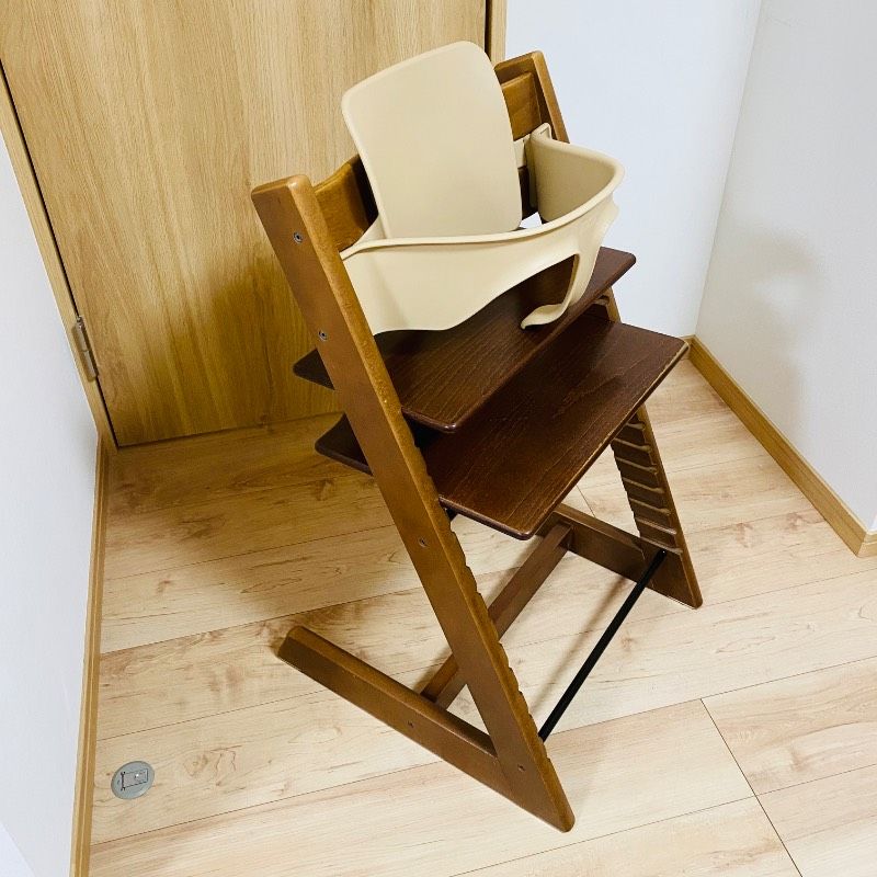 STOKKE ストッケ トリップトラップ 椅子 ウォールナットブラウン 茶色