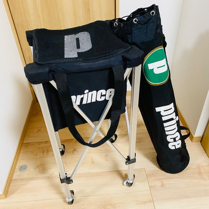 プリンス PRINCE テニス ボールカゴ 150球用ボールバッグ キャスター付