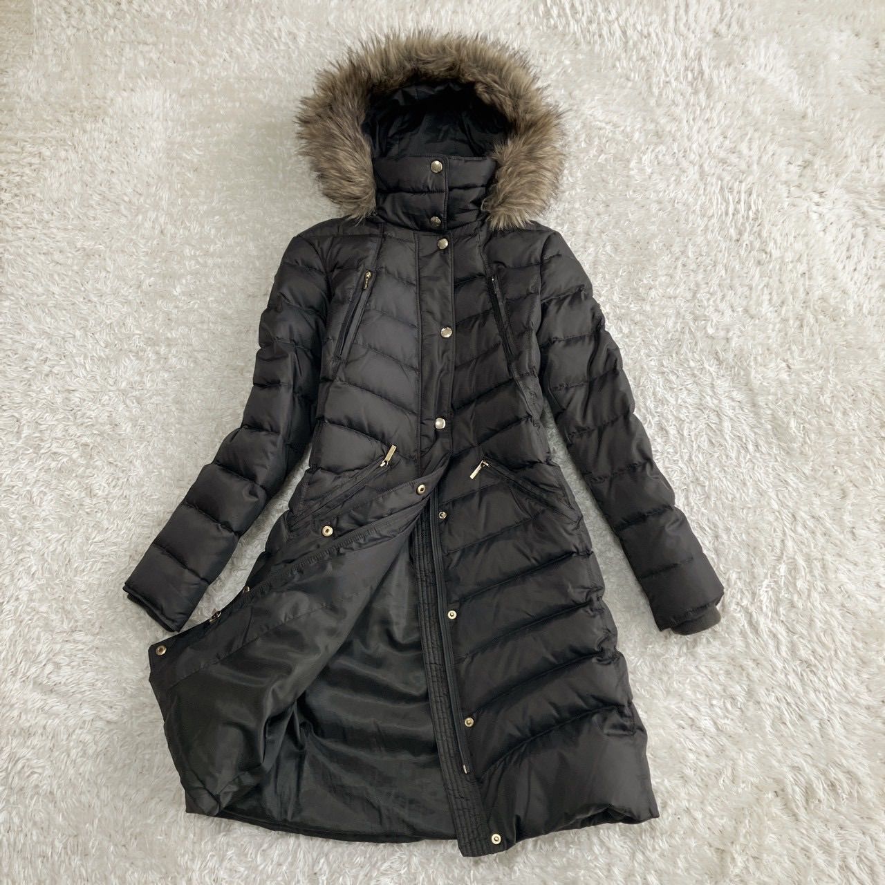 極美品！MICHAEL KORS マイケルコース ダウンコート ファー付き