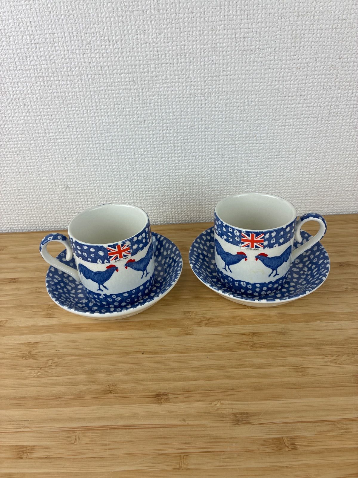 イギリスの陶器メーカー バーレイ Burleigh ソーサーティーカップ