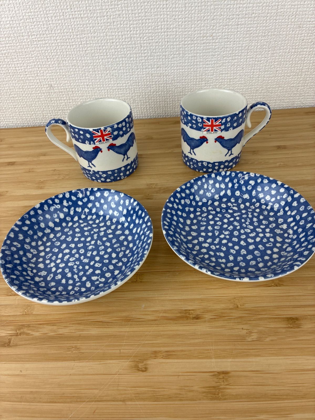 イギリスの陶器メーカー バーレイ Burleigh ソーサーティーカップ