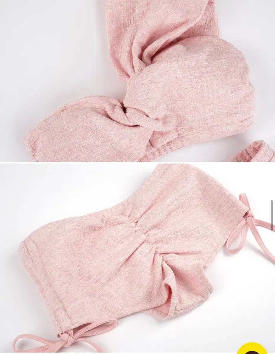 ルニーク ポールダンス ウェア ツイード リボン