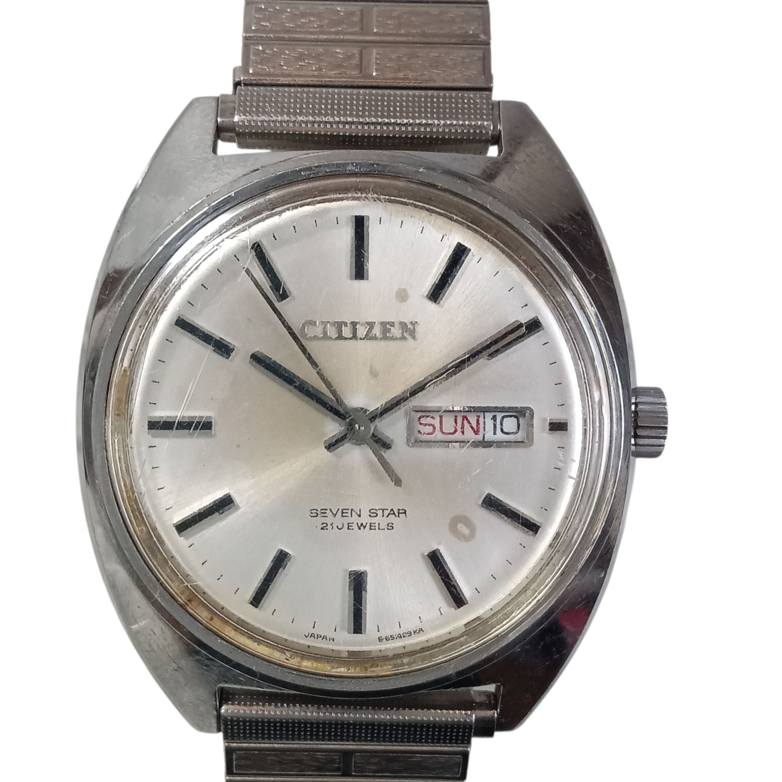 SALE，新品 【稼働 良品】1109-3 CITIZEN SEVENSTAR シチズン セブン 
