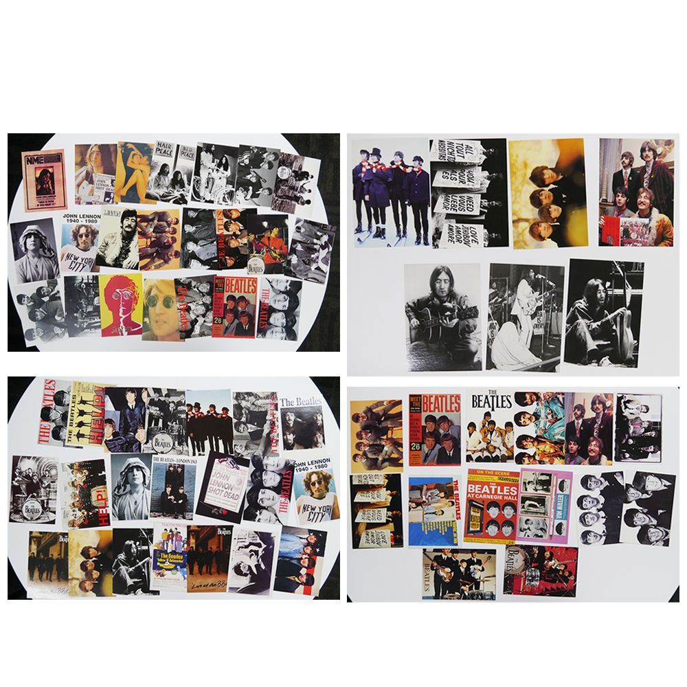 ポストカード 大量 ビートルズ 洋楽 グッズ The Beatles ビートルズ ジョン レノン John Lennon ポール マッカートニー Paul McCartney ジョージ ハリスン George Harrison リンゴ スター