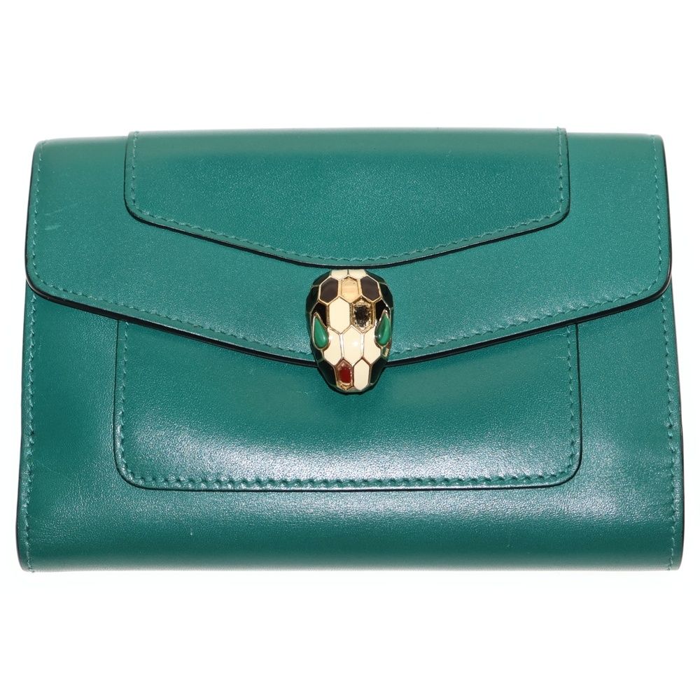 BVLGARI (ブルガリ) セルペンティ フォーエバー 二つ折り財布 カーフ