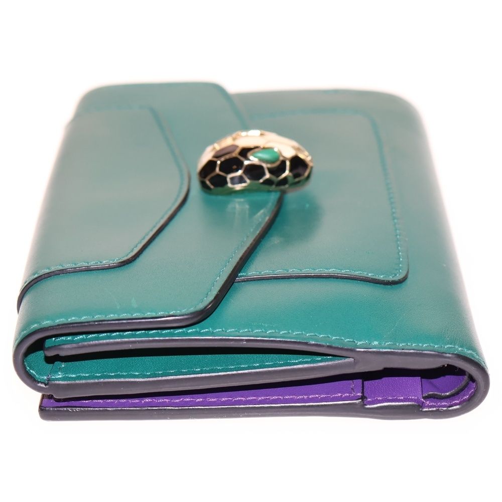 BVLGARI (ブルガリ) セルペンティ フォーエバー 二つ折り財布 カーフ