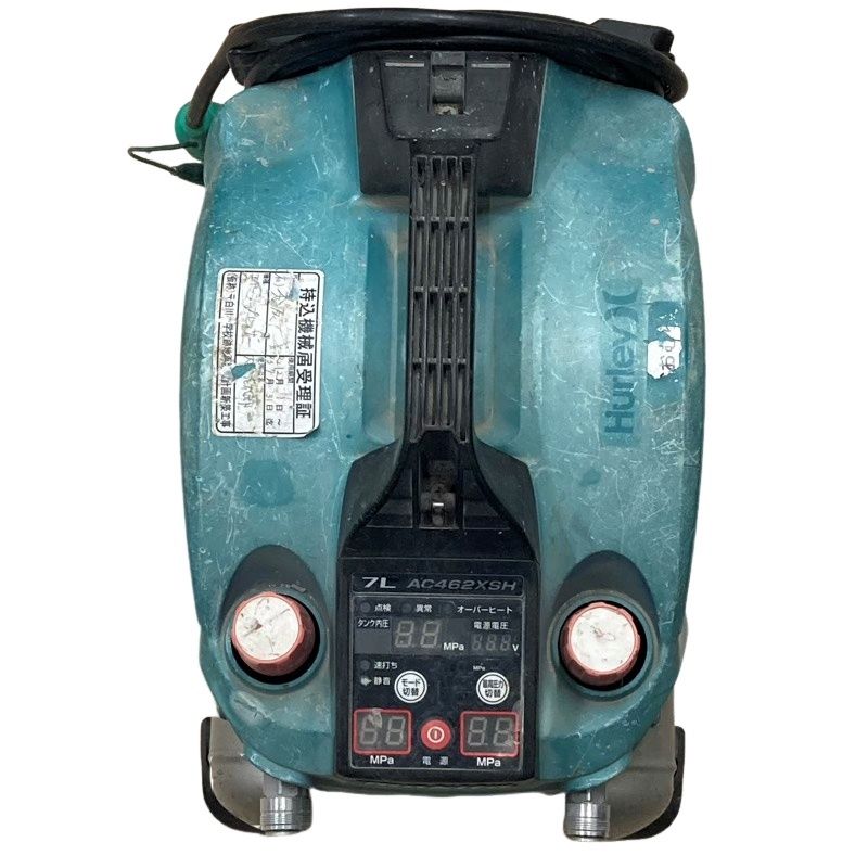 makita マキタ エアコンプレッサ AC462XSH グリーン 動作 済 12511K96