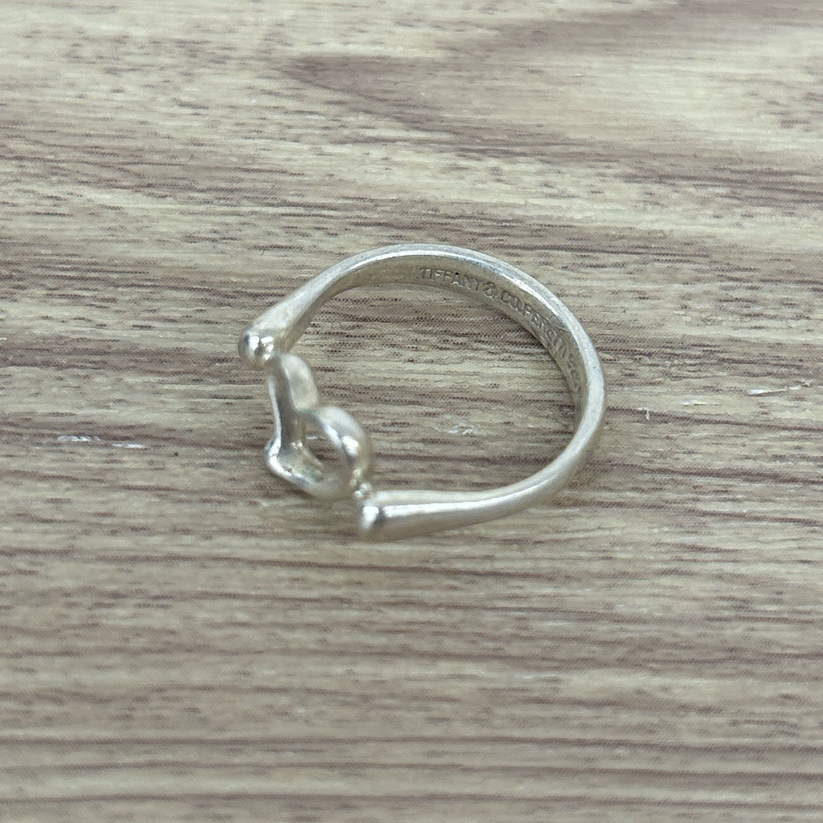 ティファニー オープンハートリング 10号 シルバー925【ファッション