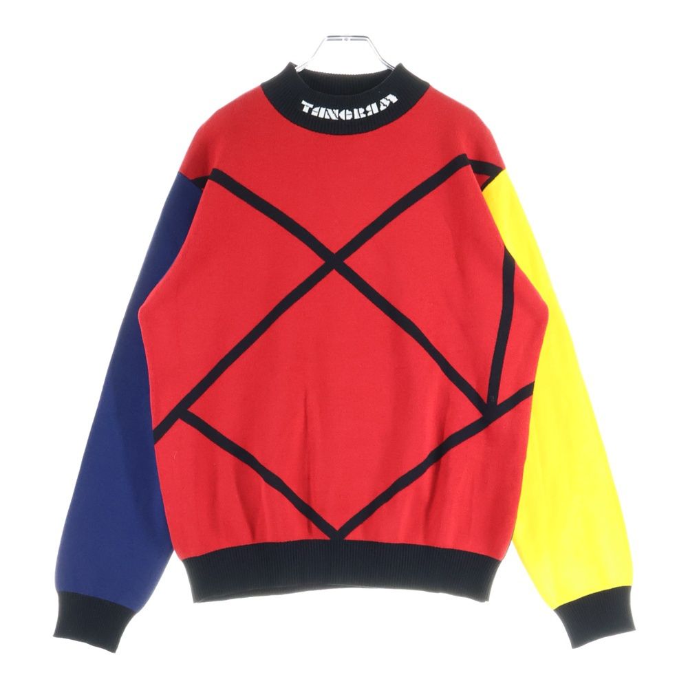TANGRAM (タングラム) モックネック ニットセーター マルチカラー TGA-MN08