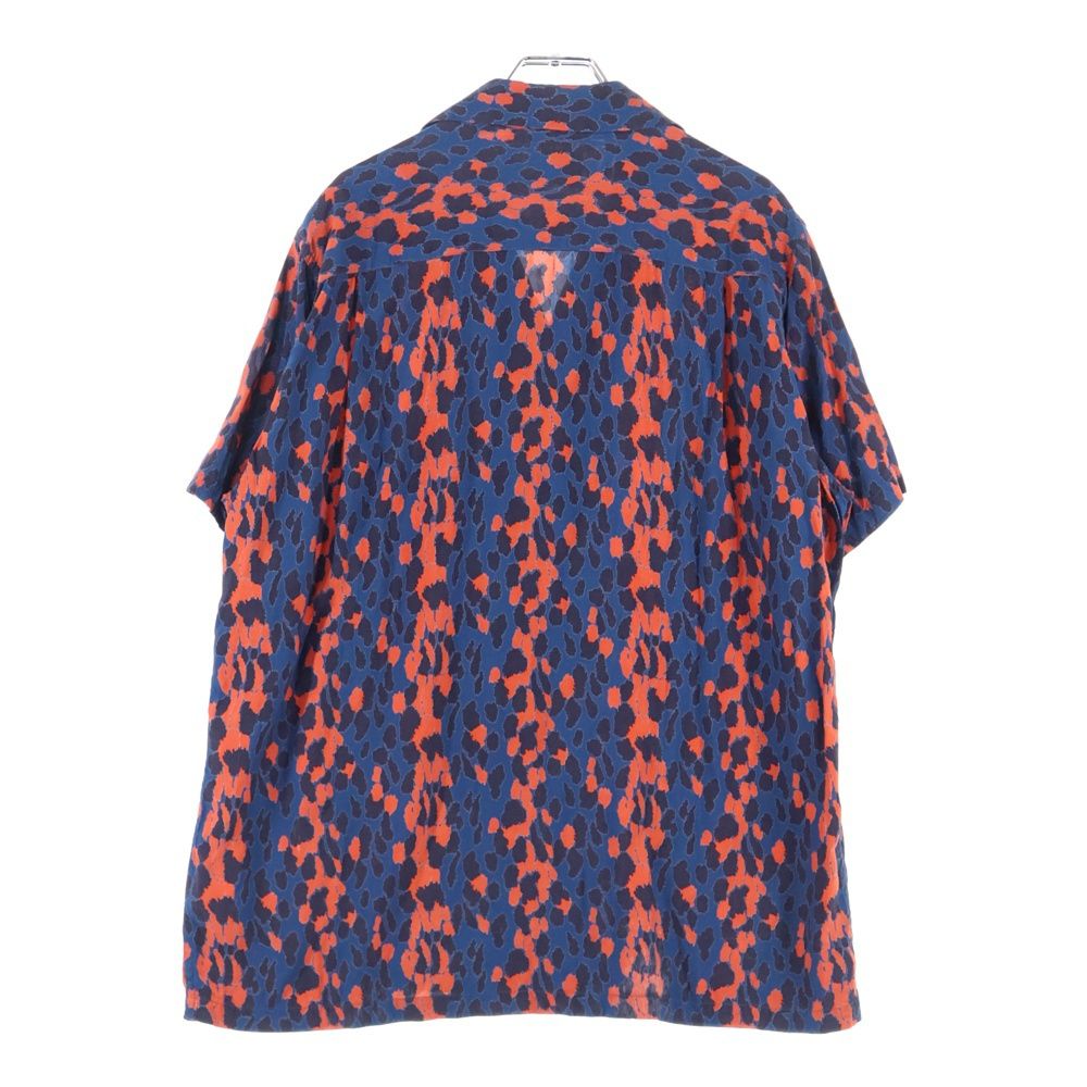 WACKO MARIA / ワコマリア/アロハシャツ/M/レーヨン/NVY/ネイビー/レオパード WACKO MARIA (ワコマリア) LEOPARD HAWAIIAN SHIRT S/S レオパード
