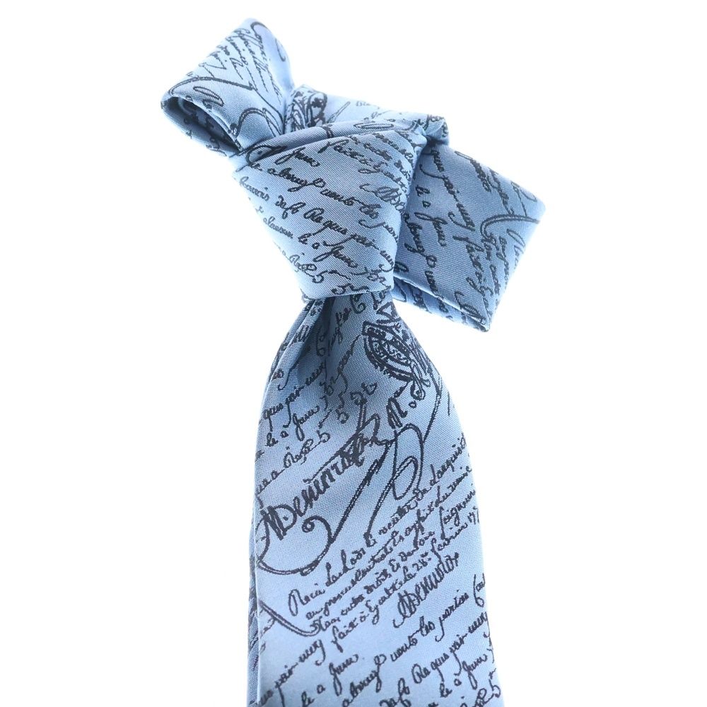 Berluti (ベルルッティ) カリグラフィ シルク ネクタイ ブルー - メルカリ