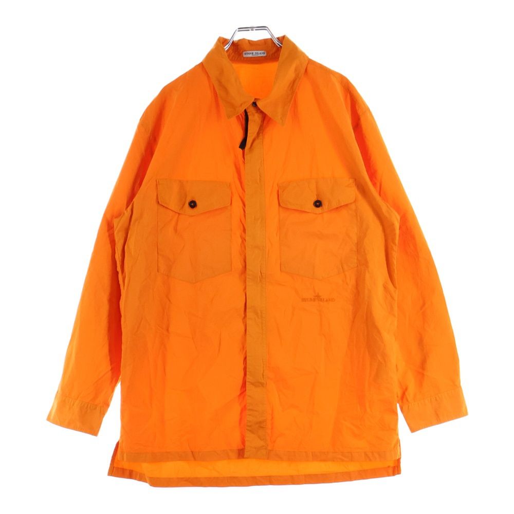 STONE  オレンジ ジャケット STONE ISLAND (ストーンアイランド) 04SS ロゴ刺繍 2ポケット ジップ