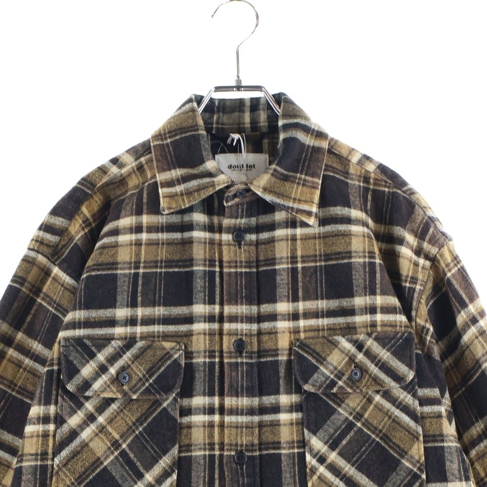 doublet (ダブレット) 25AW FADE CHECK SHIRT フェード チェック 長袖 