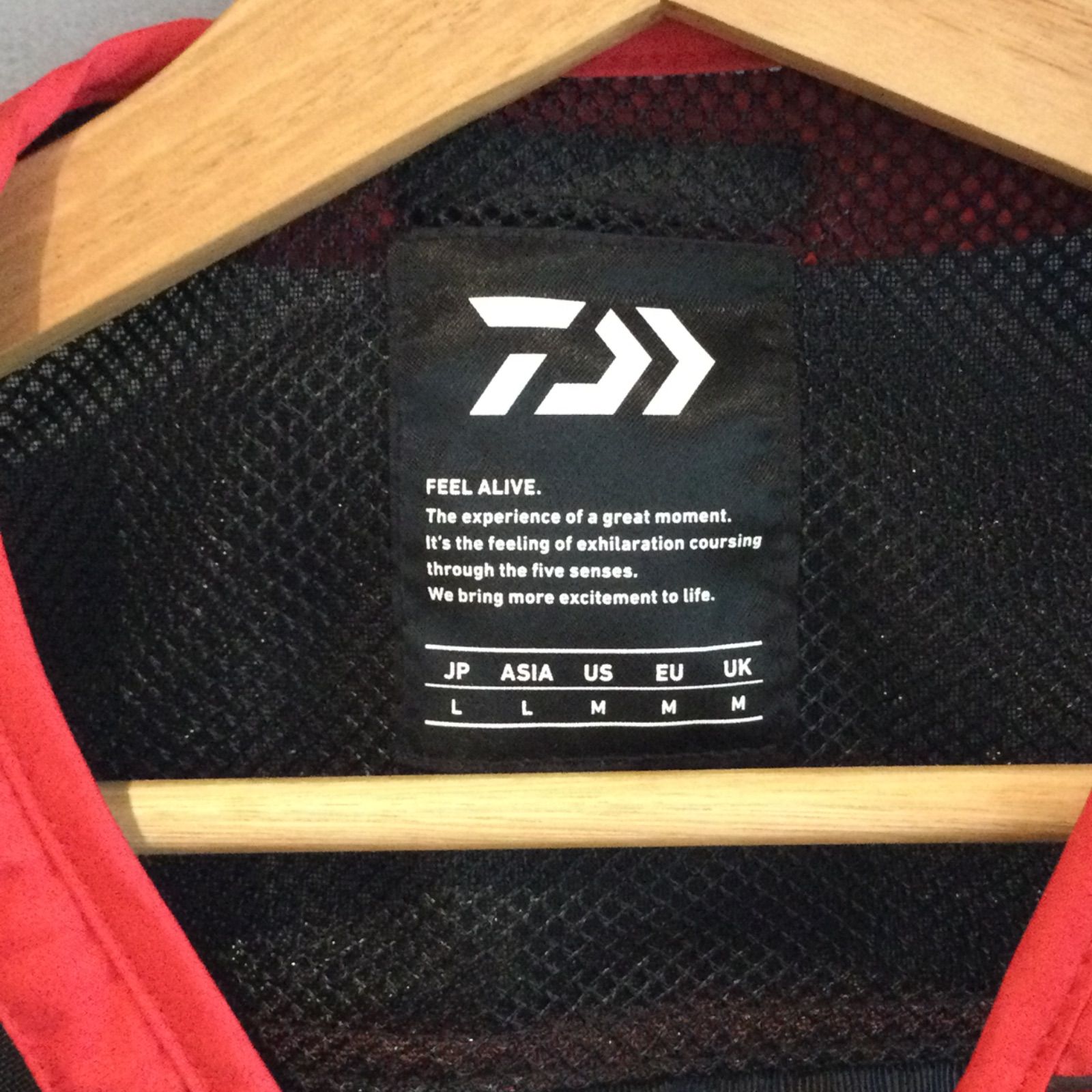 DAIWA ダイワ DV-3021 バリア テック サイバー フロート フィッシュ ベスト サイズ L レッド OLIVEOS_COM_TR