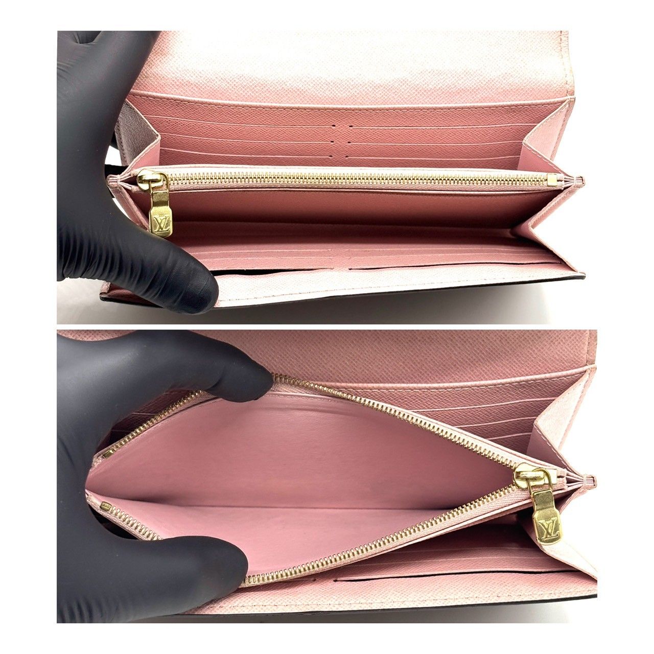 上品さと可憐さを両立】 LOUIS VUITTON ルイヴィトン 長財布 ダミエ