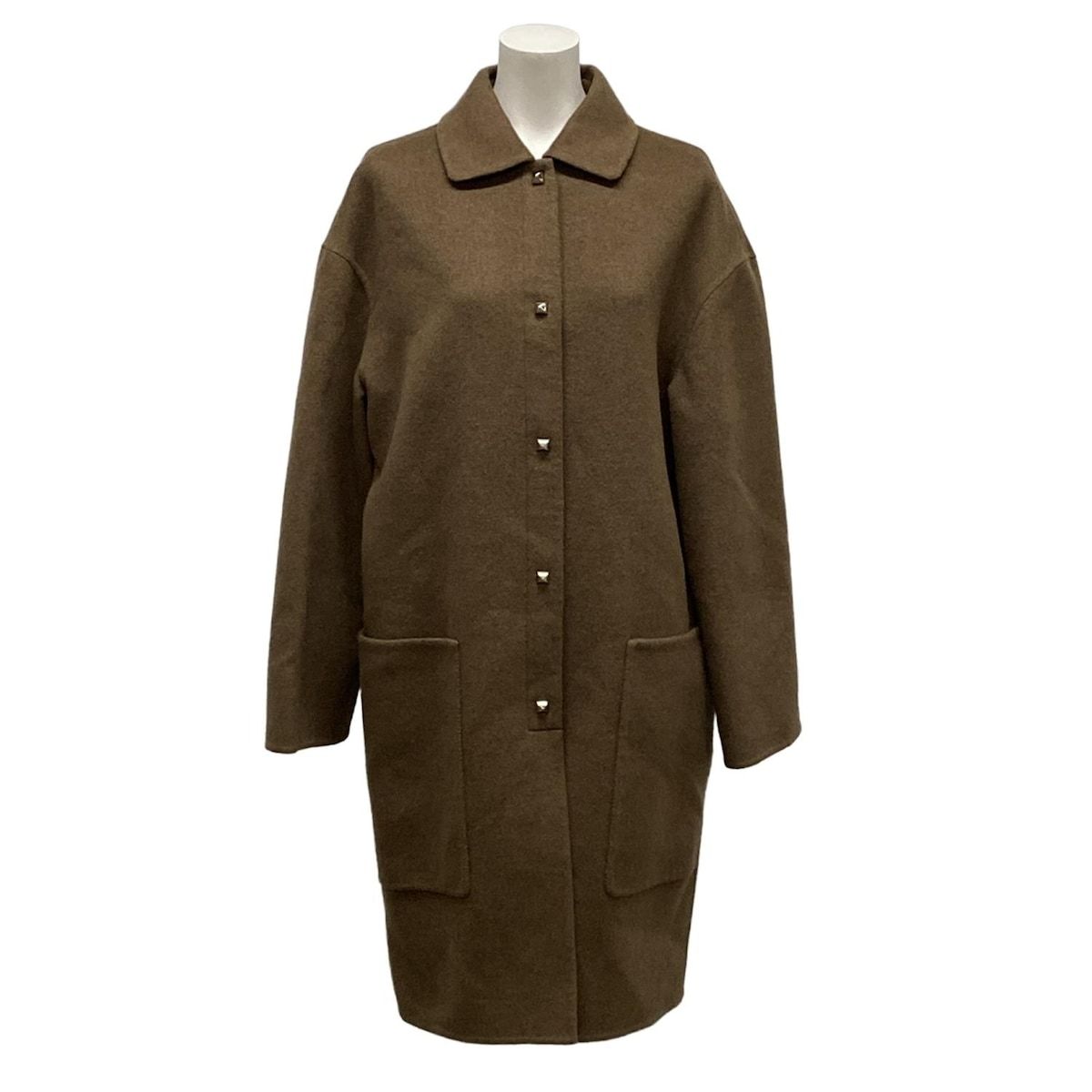 HERMES(エルメス) コート サイズ36 S レディース - ダークブラウン