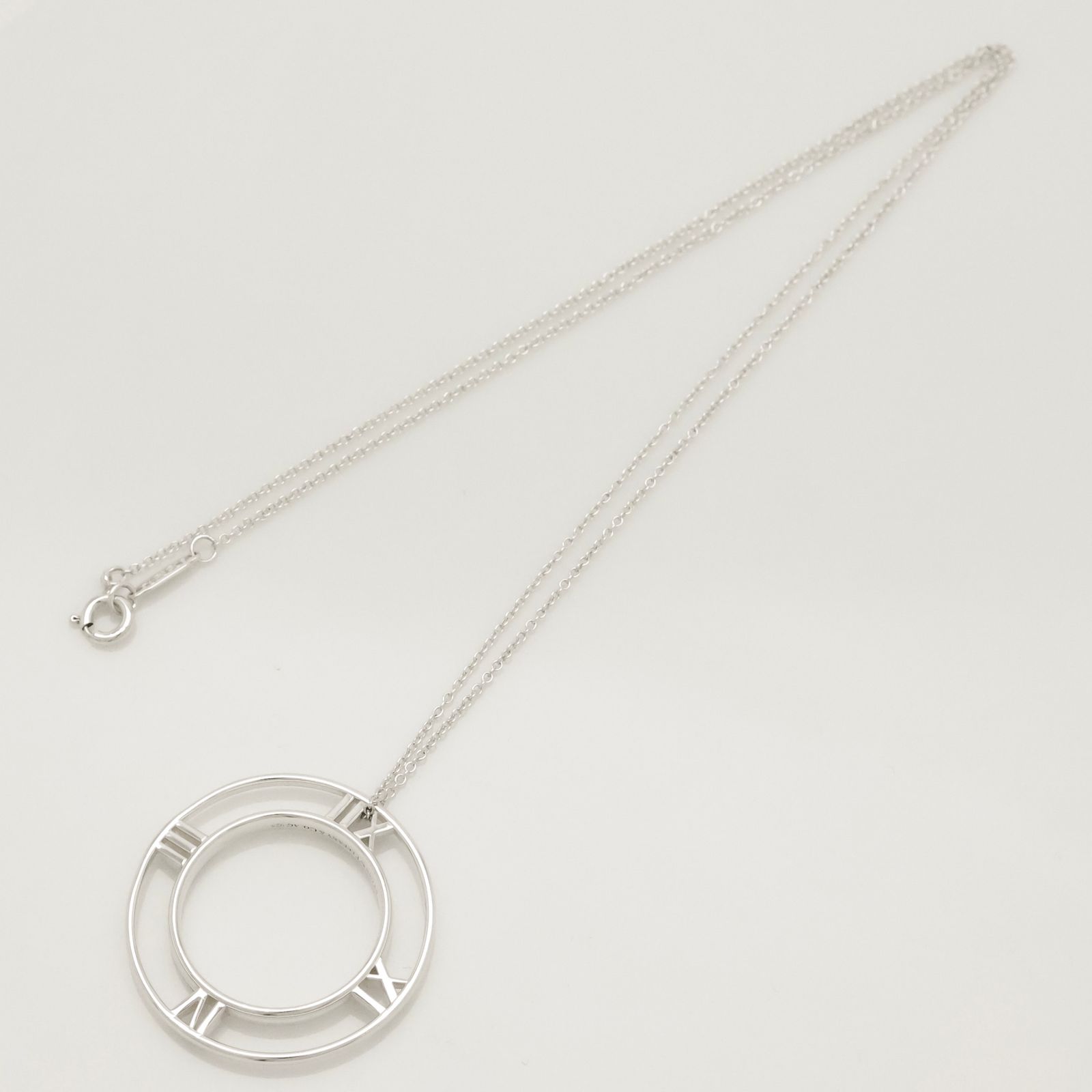 美品】ティファニー TIFFANY&Co. オープン アトラス メダリオン 