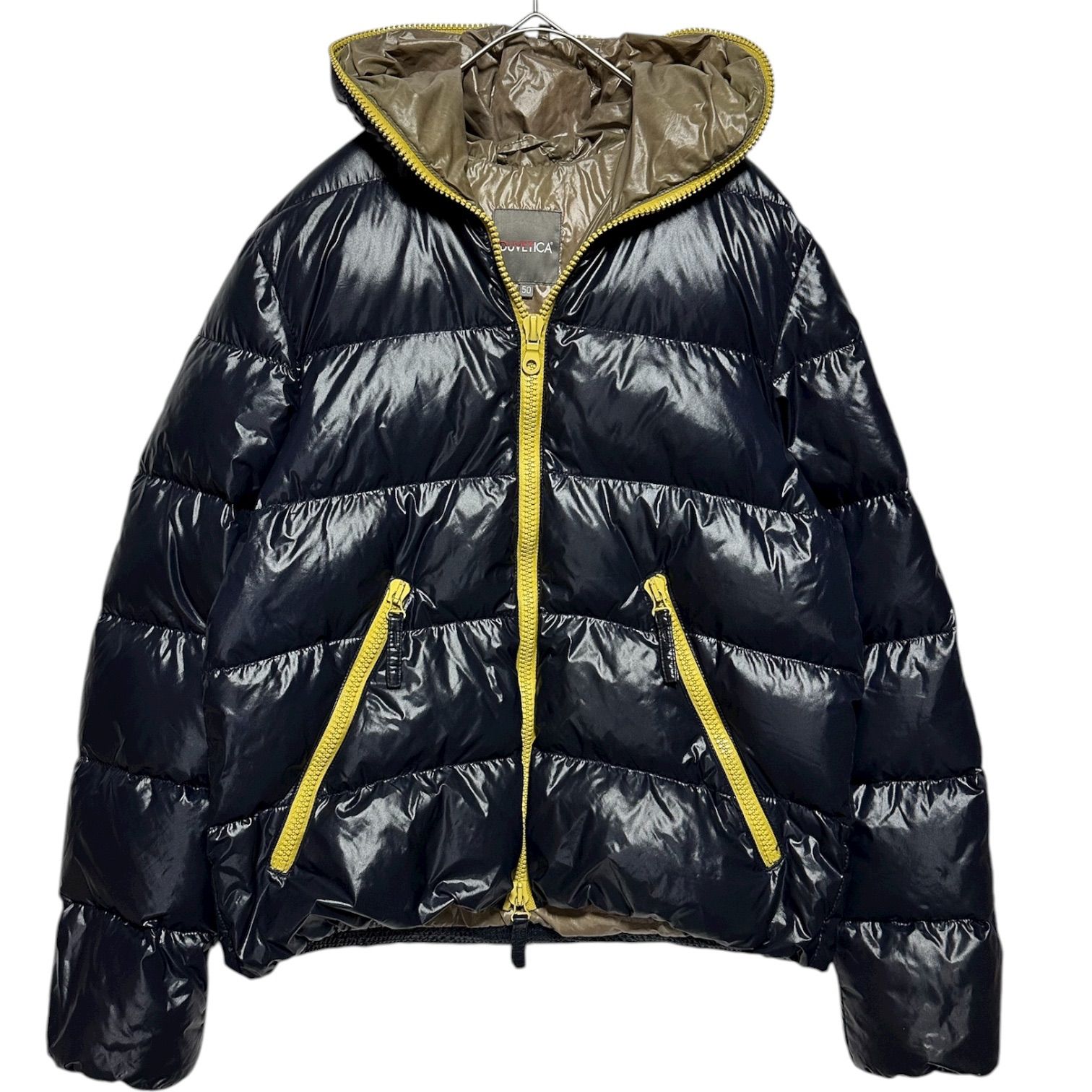 DUVETICA デュベティカ ダウンジャケット ネイビー イエロー riri