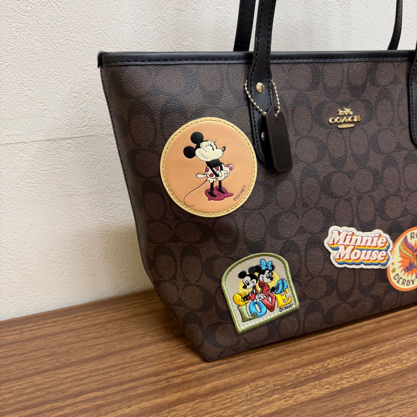 ◎【保管品】COACH コーチ ディズニー コラボ 限定品トートバッグ 