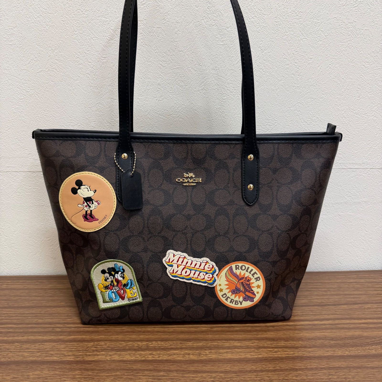 ◎【保管品】COACH コーチ ディズニー コラボ 限定品トートバッグ 