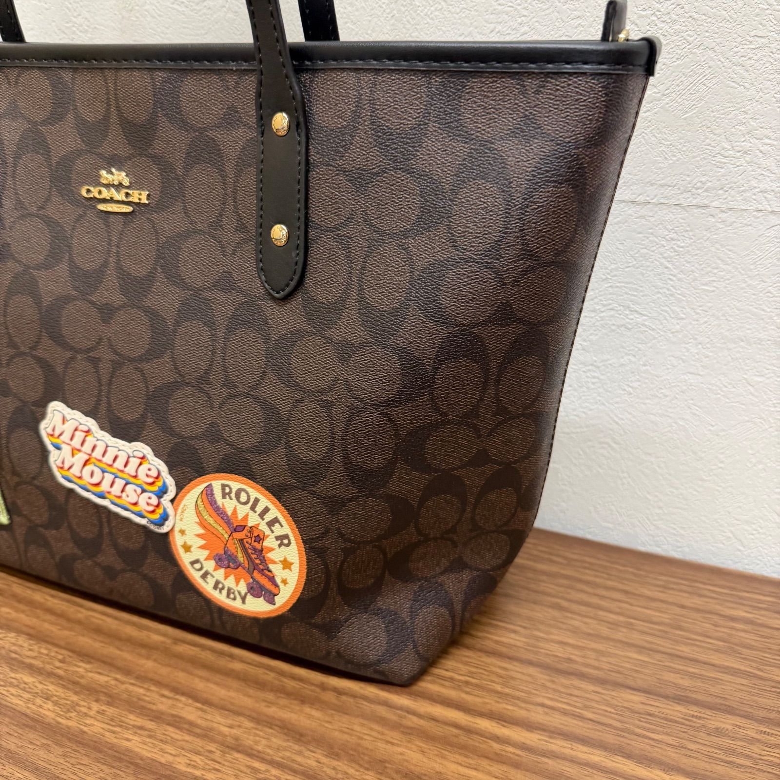 ◎【保管品】COACH コーチ ディズニー コラボ 限定品トートバッグ 