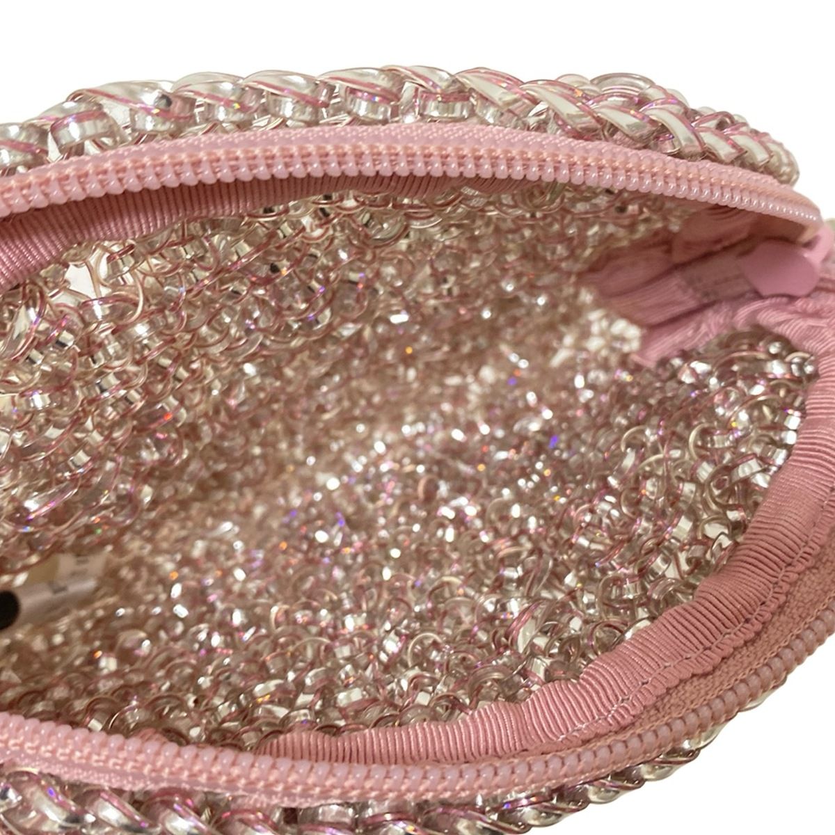 ANTEPRIMA(アンテプリマ) ポーチ - シルバー×ピンク - メルカリ