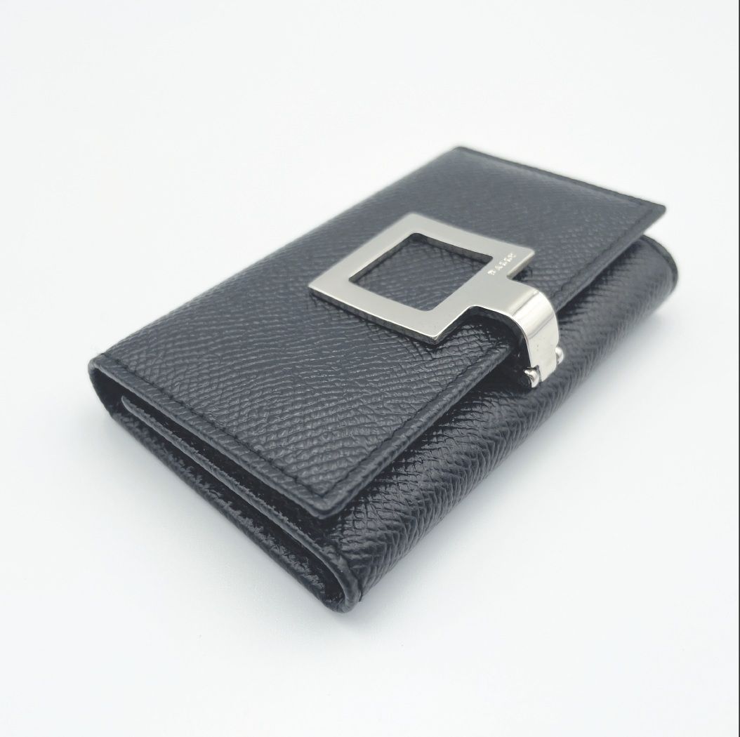 ✱BALLY（バリー）✱ 極美品 6連 キーケース 黒 ブラック シボ革