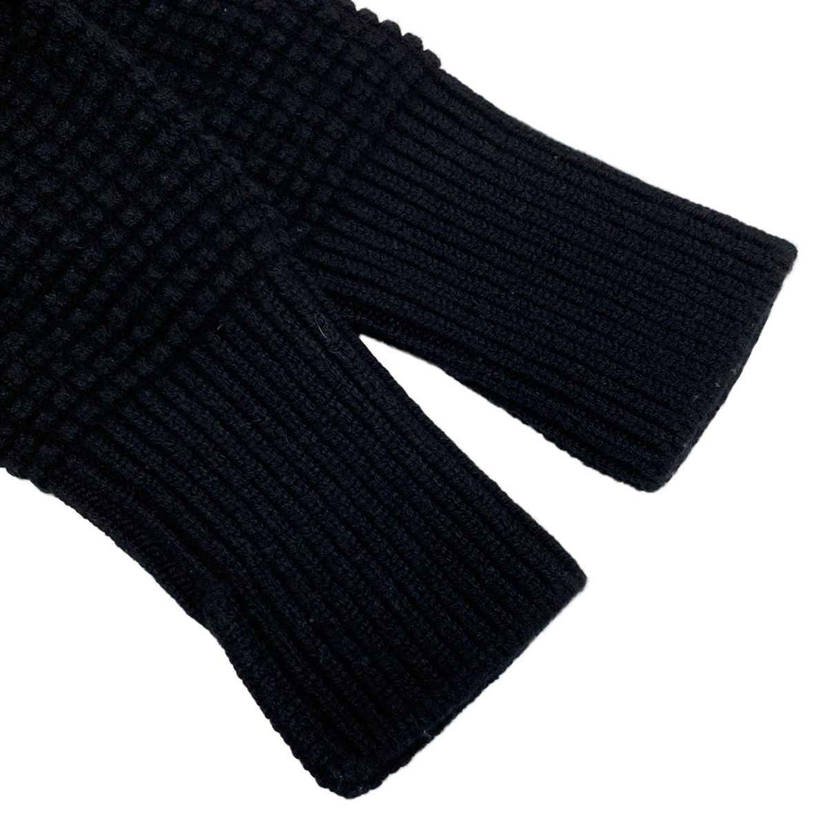 HERMES エルメス シェーヌダンクル 長袖 ニット セーター ブラック HERMES 極美品☆HERMES エルメス 2024年製 4E2730DC NAOUSS ナウサ