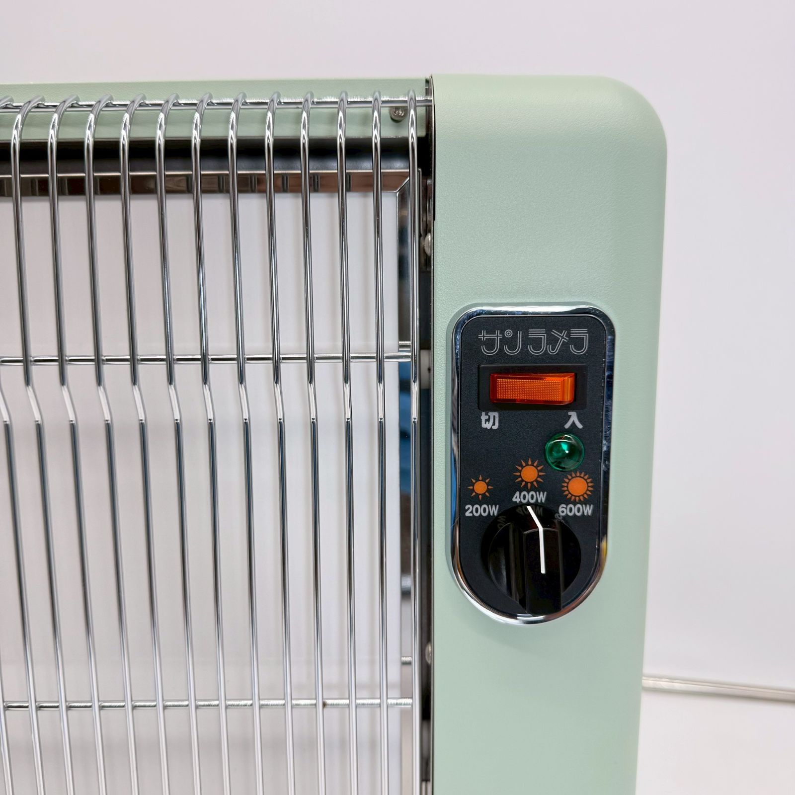 美品 ニューセラミックヒーター サンラメラ 600W型 クラシックグリーン