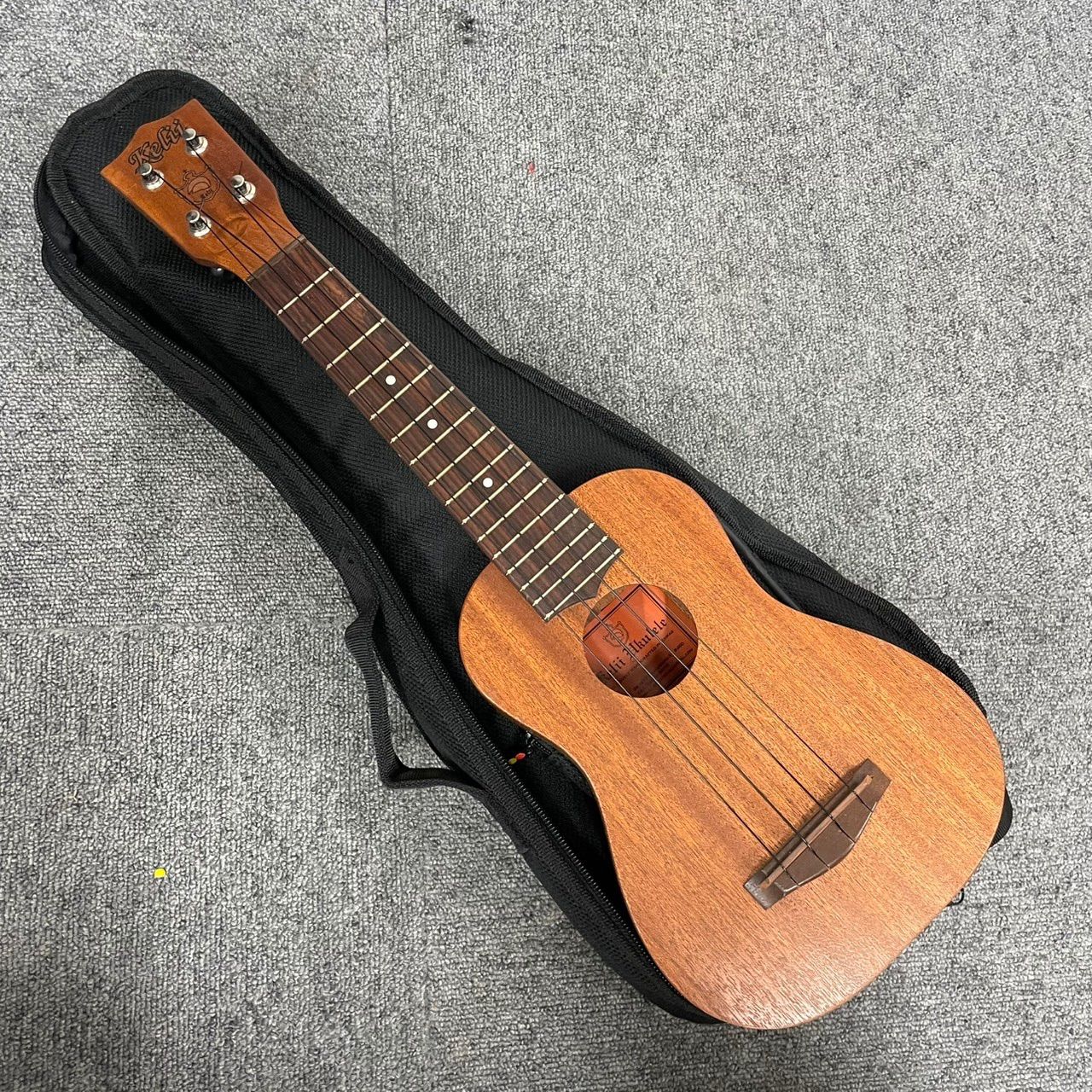 Kelii ケリー ウクレレ ハワイ製 オレンジラベル 6056