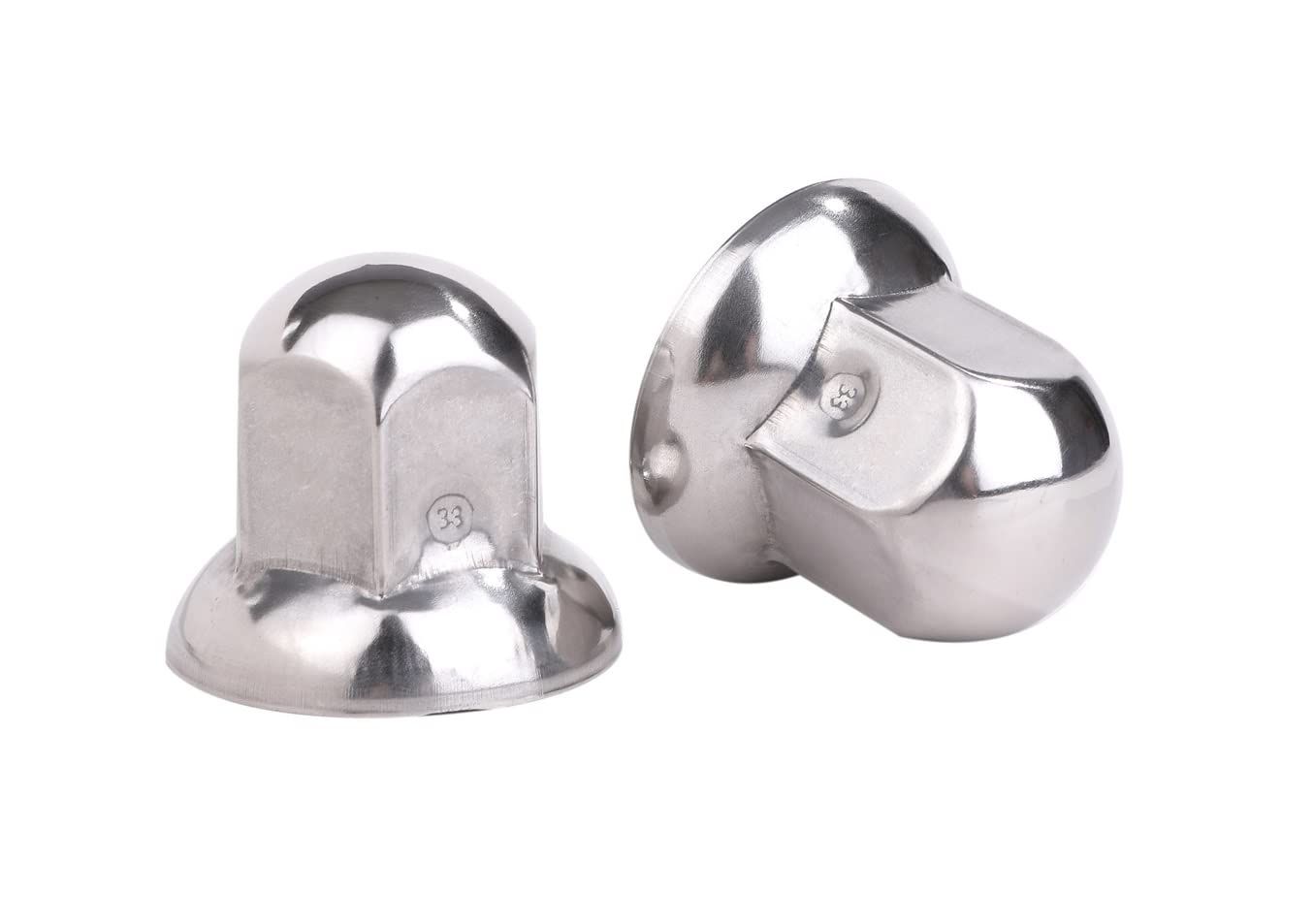 ナット キャップ ISO 33 mm 高さ51 セット 各種 ステンレス 丸型 大型10穴用 デコトラ 汎用品