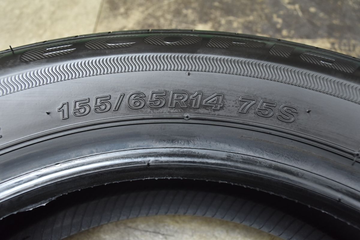  バリ溝 ブリヂストン エコピア EP 150 155 65 R 14 タイヤ4本セット ピクシス N BOX ONE デイズ サクラ ワゴンR アルト タント ムーブ 14インチ サマータイヤ ノーマルタイヤ