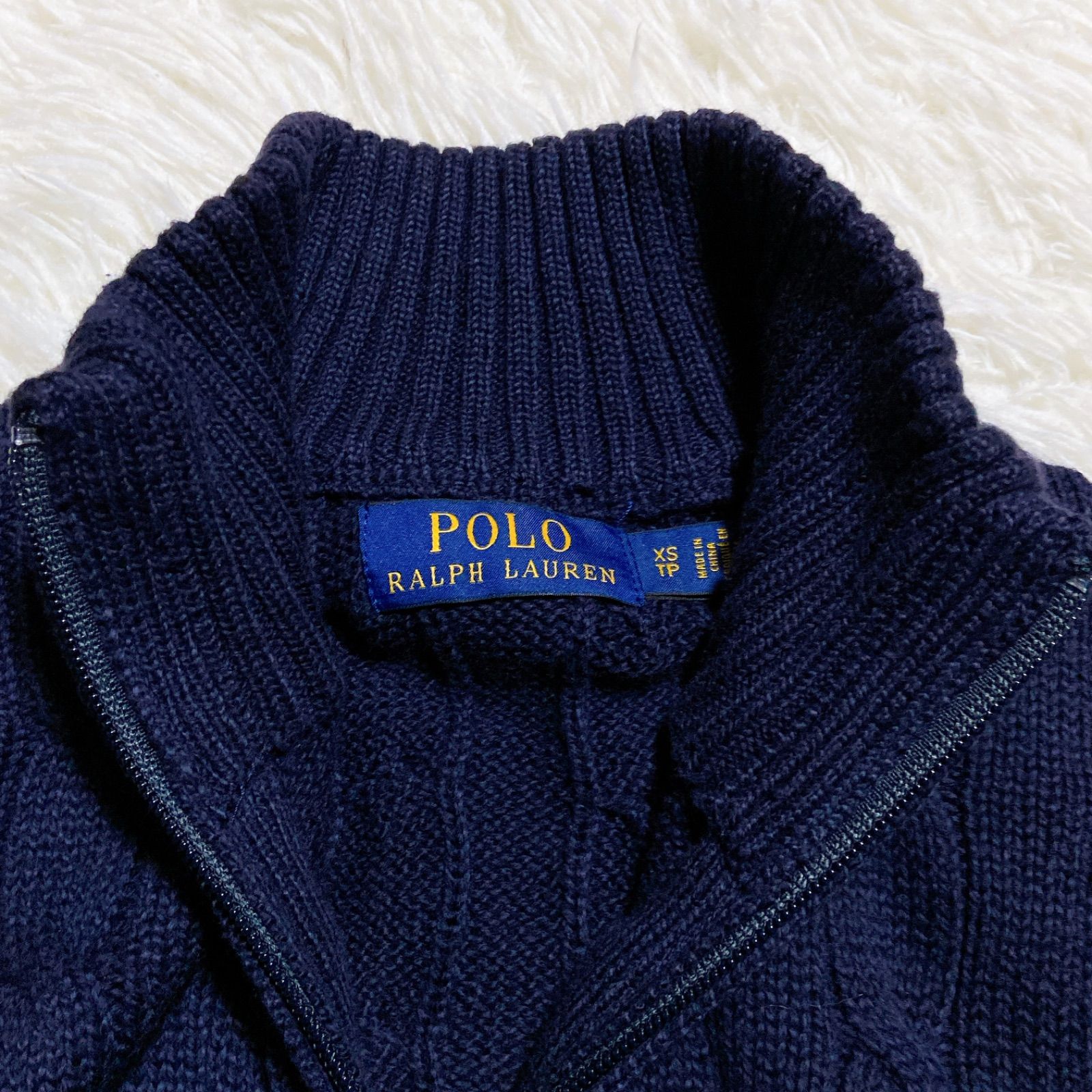 極美品☆ POLO RALPH LAUREN ポロラルフローレン ドライバーズニット