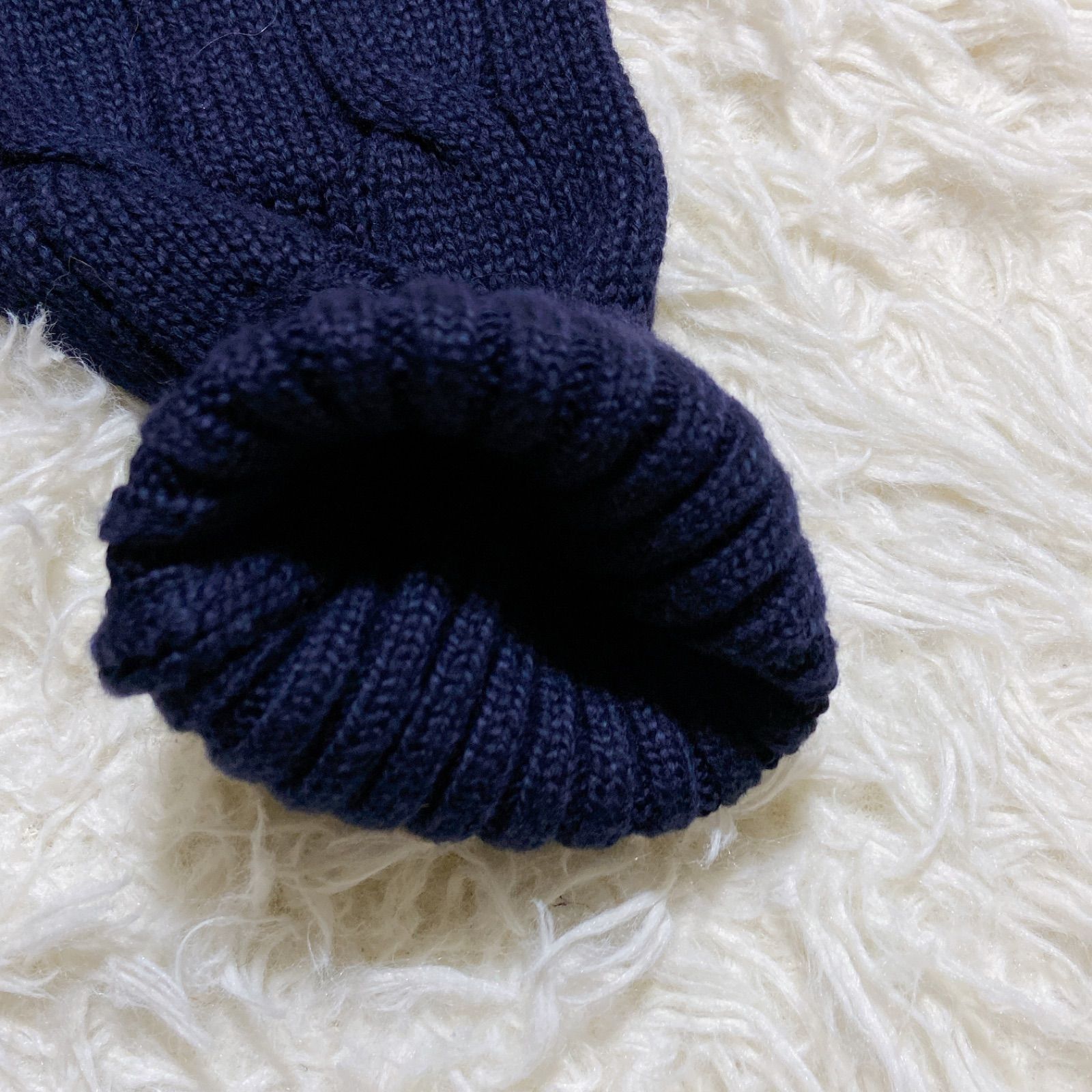 【美品】ポロラルフローレン ケーブル ドライバーズニット 現行 QRコードタグ 美品】ポロラルフローレン ケーブル ドライバーズニット 現行 QRコード