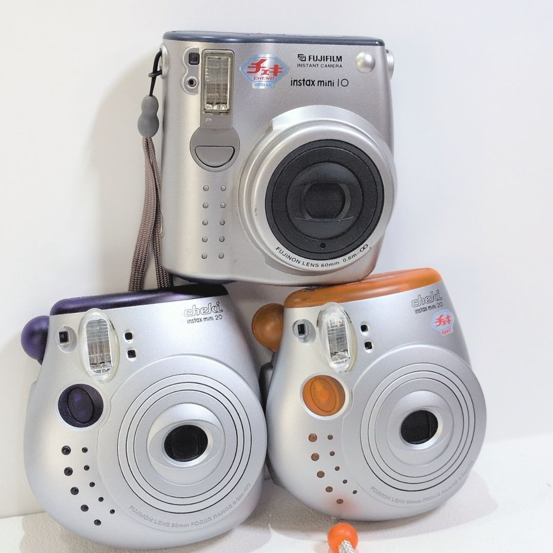 通電 済み intax mini 20 2台 intaxmini 10 1台 富士フイルム フィルムカメラ 3台セット