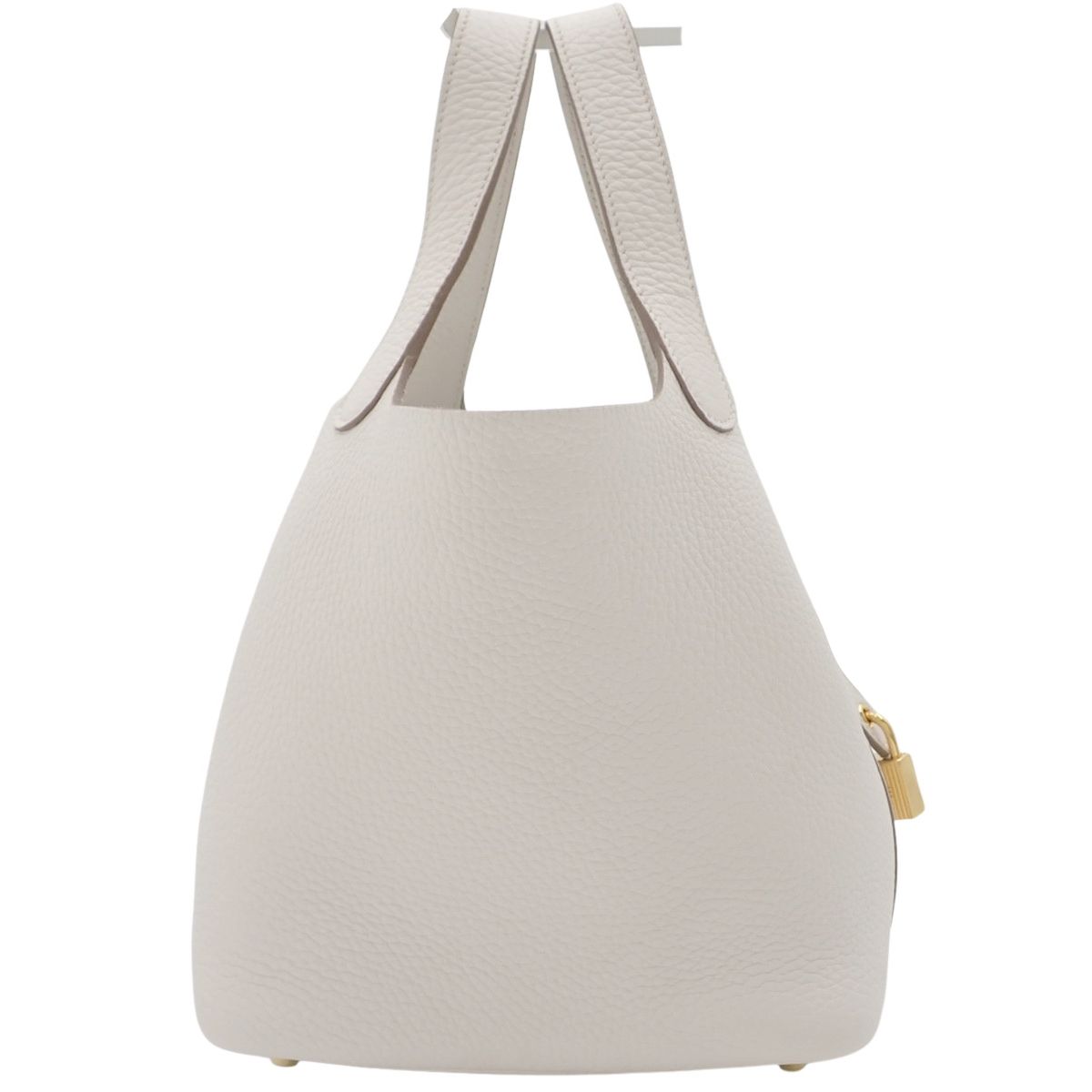 美品☆　エルメス　ピコタンロックMM　白　トリヨンクレマンス　A刻印 エルメス ピコタンロックMM/22 白 ホワイト トリヨンクレマンス